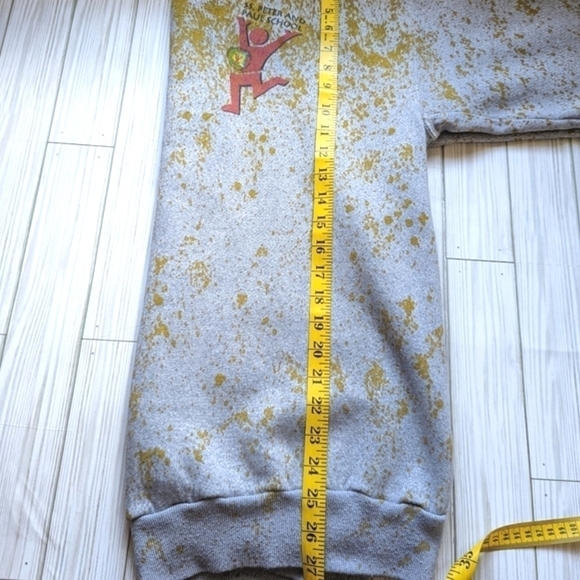 Urban Outfitters Urban Renewal Recycled Splatter Dye Crewneck Sweatshirt Size XL - Picture 7 of 9